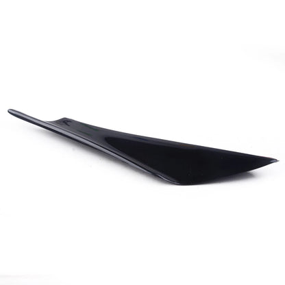 4 x Front Bumper Side Canards Splitter Fins Spoiler Glossy Black Universal