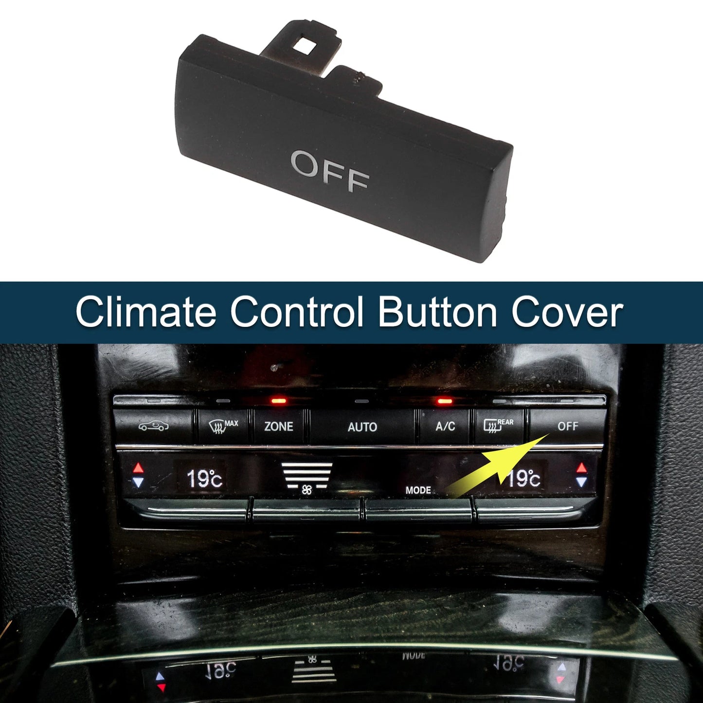 Climate Control Button Cover for Mercedes-Benz W212 E200 (2009-2016)