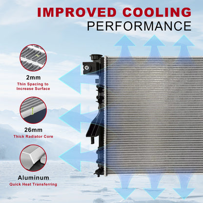 Radiator for Jeep Wrangler JK 3.6L 3.8L (2007-2015)