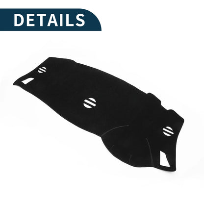Dashboard Cover Mat for Nissan Elgrand E52 (2010-2024) - Black 1 Set