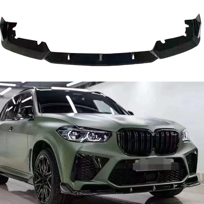 Front Spoiler Lip for BMW X5 X5M F95 (2020-2021) Gloss Black