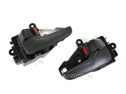 2 x Interior Door Handles Black for Mitsubishi Triton L200 (06-14)
