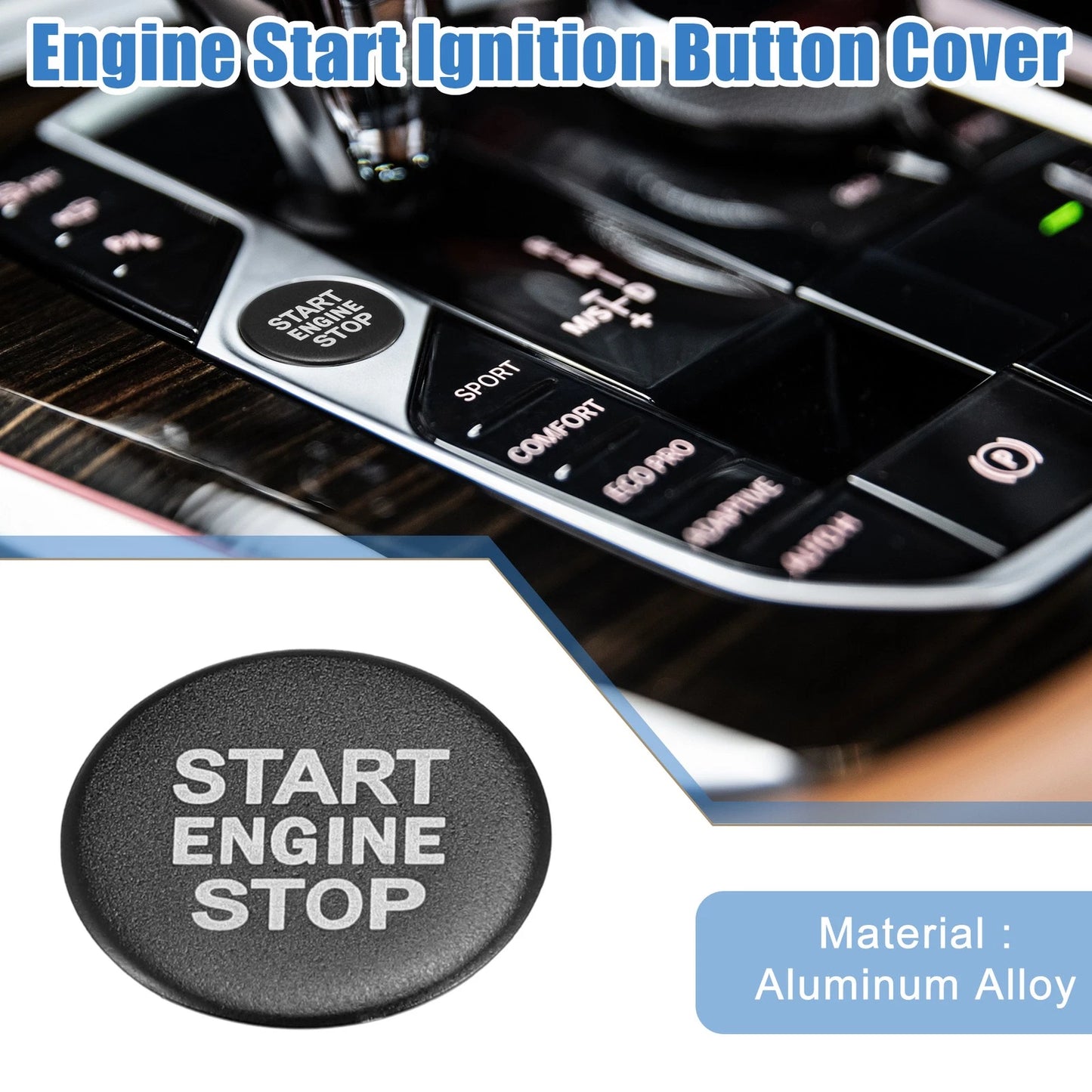 Start Stop Ignition Button Cover Decal for BMW 320i 330i G20 (2020-2022)