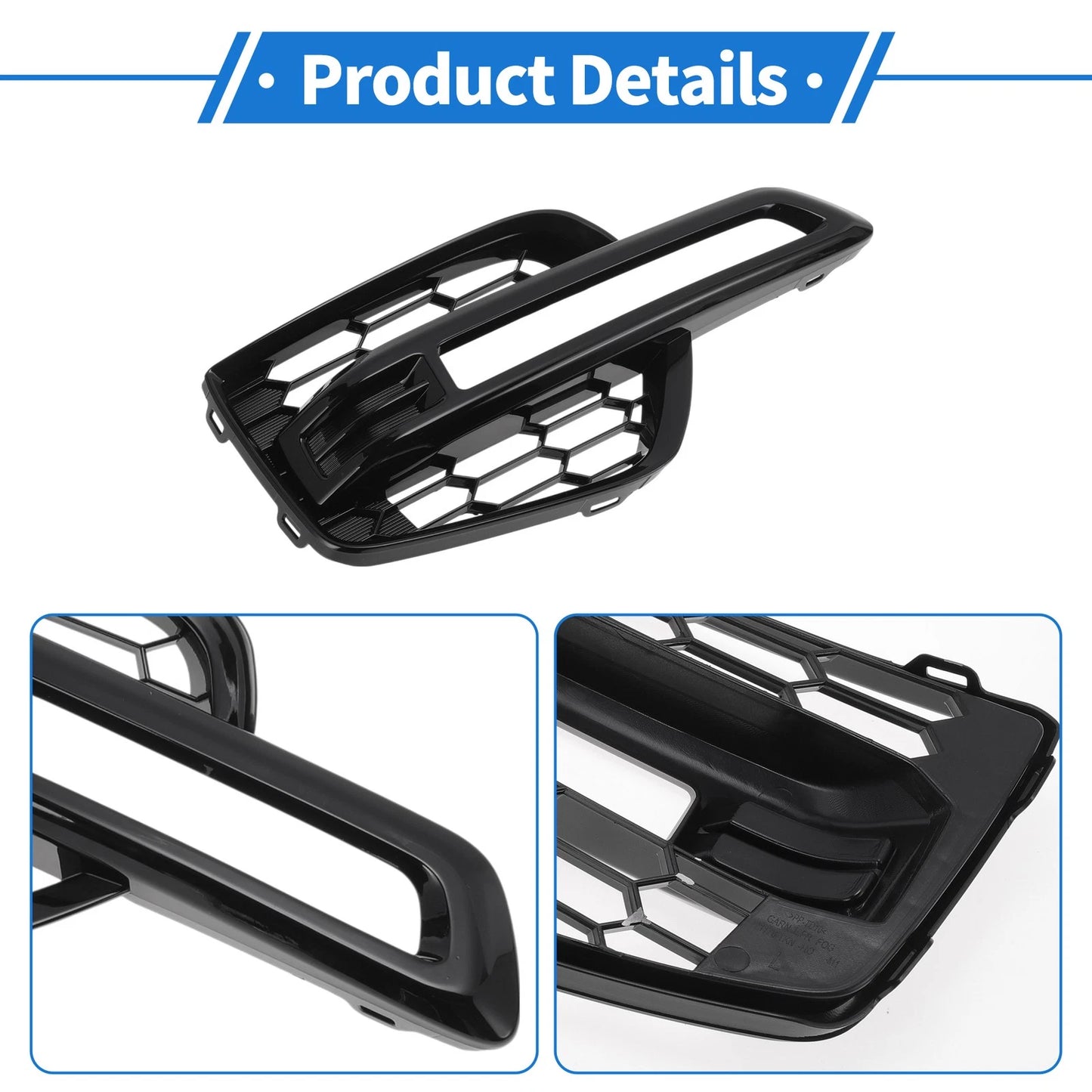 Front Left Fog Light Grill for Honda Odyssey (2019-2021)
