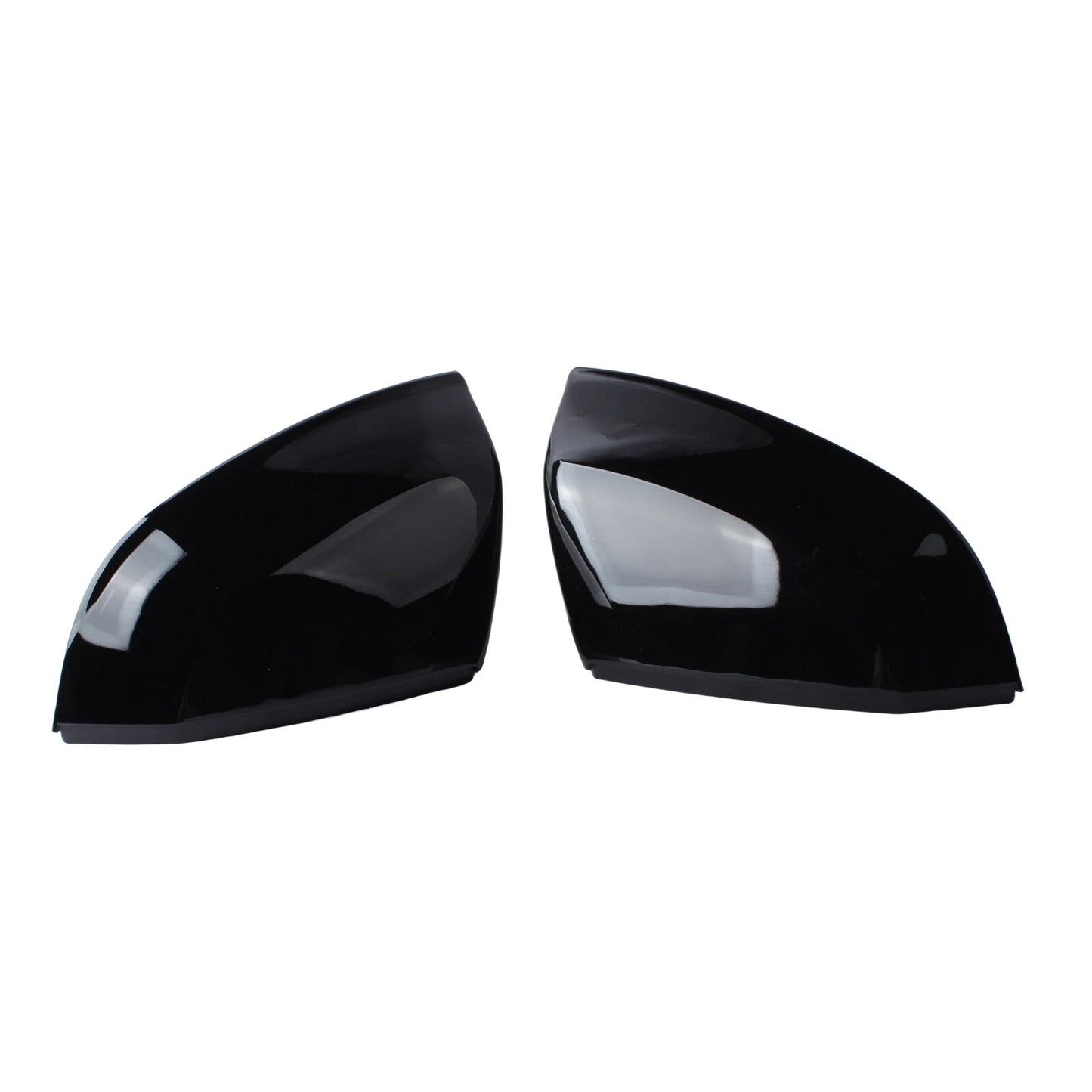 Gloss Black Rear Mirror Covers for Audi Q5L (2018-2024), Q7 (2016-2024)