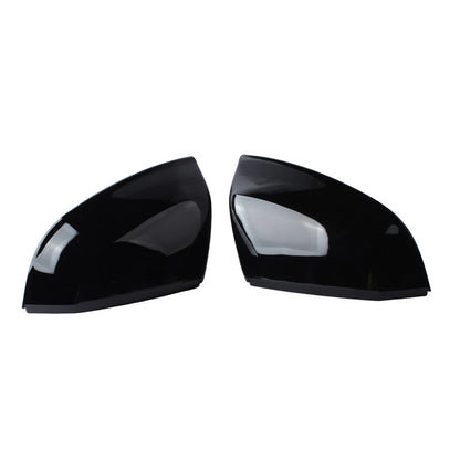 Gloss Black Rear Mirror Covers for Audi Q5L (2018-2024), Q7 (2016-2024)