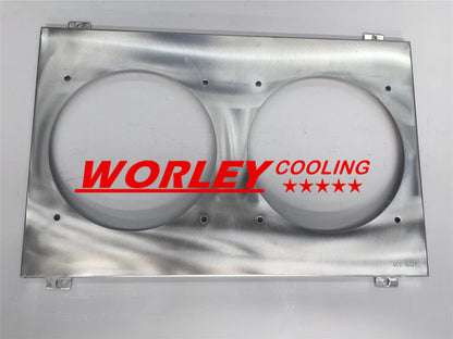 Aluminum Shroud + Fan for Ford Falcon BA BF V8 Fairmont XR8 XR6 Turbo (2002-2008)