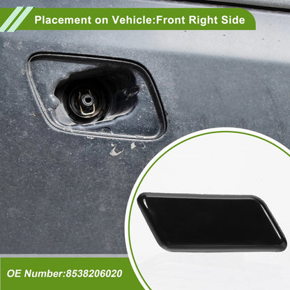 Front Right Washer Nozzle Cover for Toyota Camry (2009-2012) Black