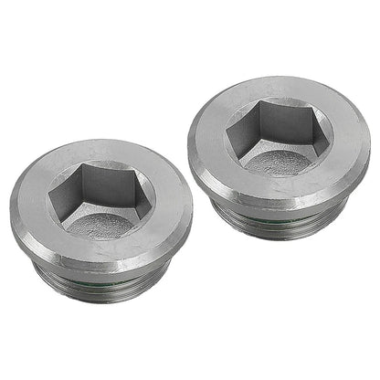 2 x Rear Axle Differential Drain Plugs with O-Rings for BMW F01 F10 F30 F32 G30