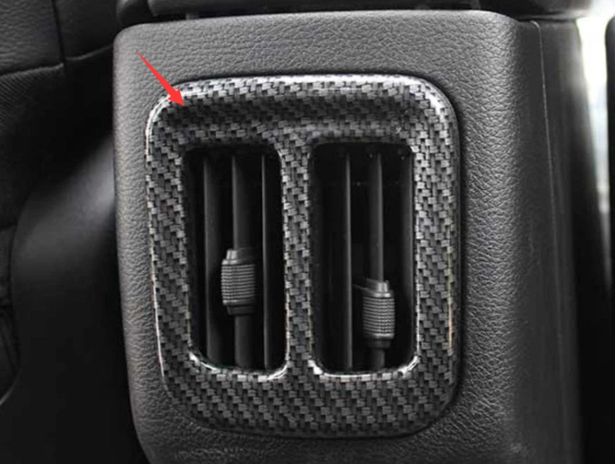 Carbon Fiber Rear Air Outlet Vent Cover Trim for JEEP Compass (2017-2021)