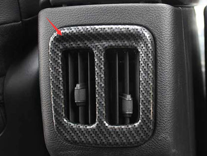 Carbon Fiber Rear Air Outlet Vent Cover Trim for JEEP Compass (2017-2021)
