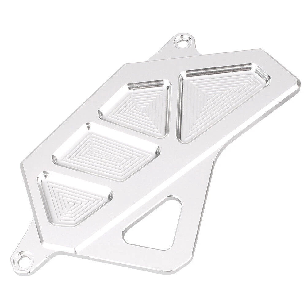 Silver Aluminum Front Guard Chain Sprocket Cover for Yamaha YZF R25 R3 (2015-2017)