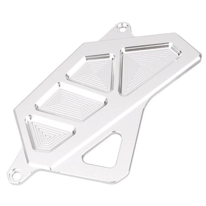 Silver Aluminum Front Guard Chain Sprocket Cover for Yamaha YZF R25 R3 (2015-2017)