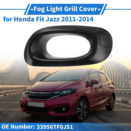 Front Left Fog Light Grill for Honda Fit Jazz (2011-2014)
