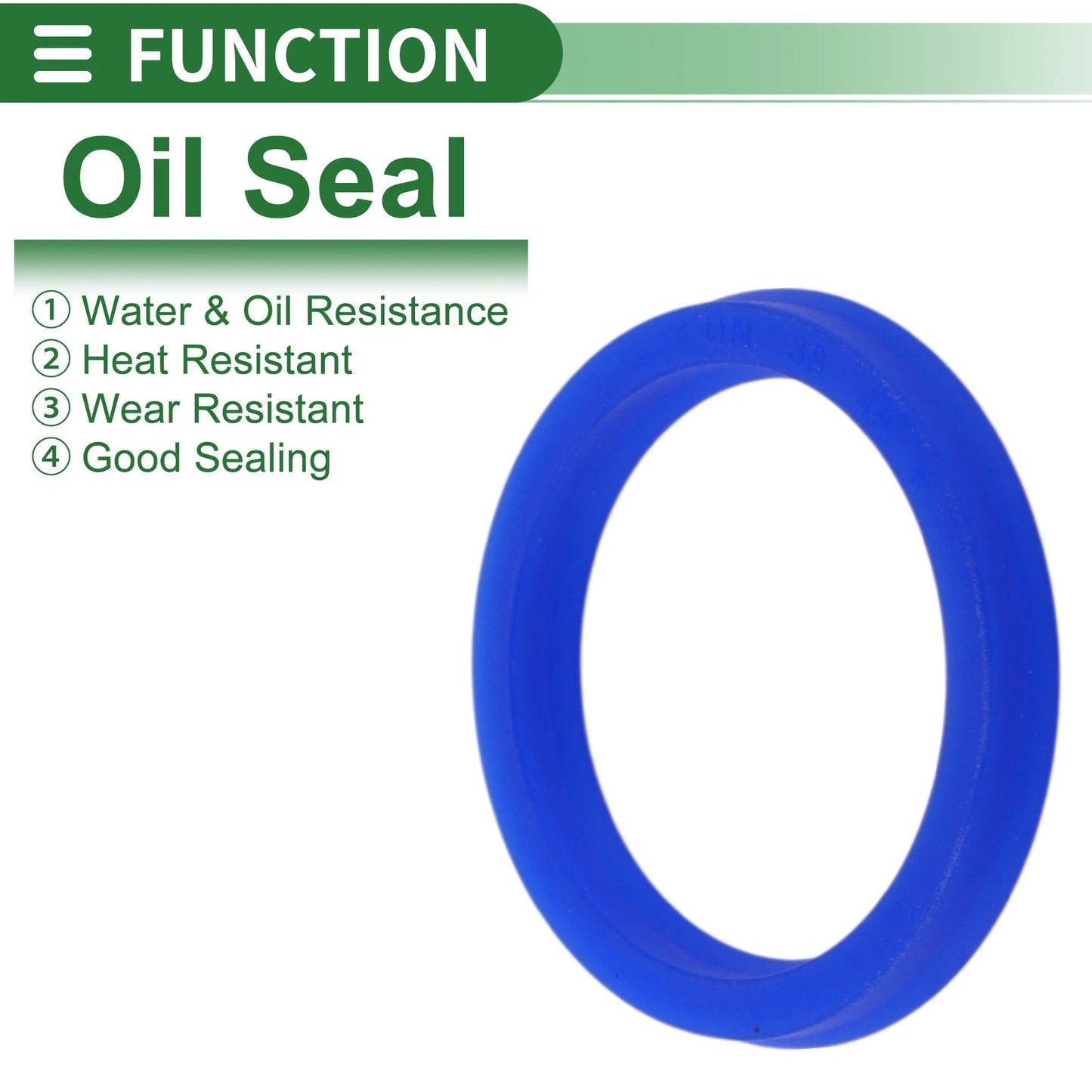 Oil Seal / 38x46x6mm 5 Pcs / Seal Ring Rotary Shaft TPU High Pressure for TPU