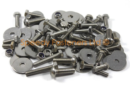 Screw Set All Stainless Steel Undertray Machine Halves for Lotus Elise S3