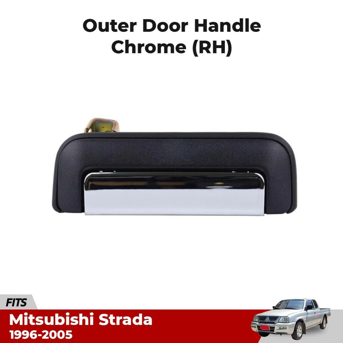 Outer Holder Door Handle RH Fits Mitsubishi Strada Triton L200 Truck 1996-05 D06