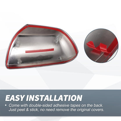 Chrome Plated Rearview Mirror Covers for Toyota Sienna (2011-2020)