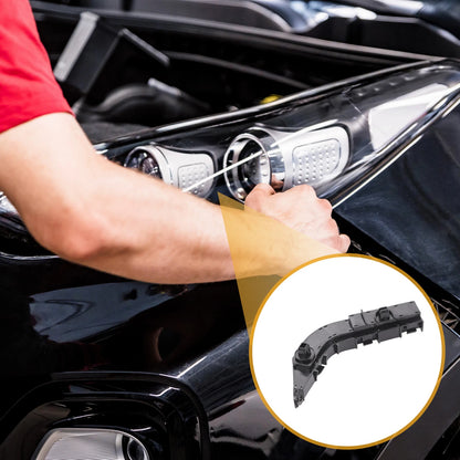 Front Bumper Support Bracket for Honda City (2005-2008) - 1 x Black ABS