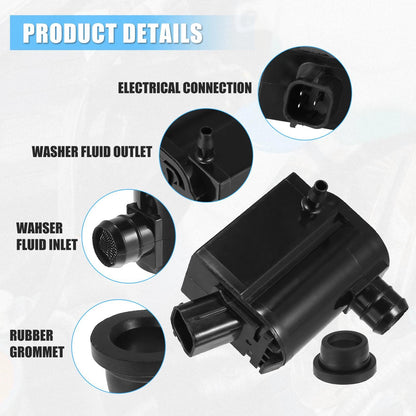 Windshield Washer Pump for Hyundai Accent & Kia Sorento