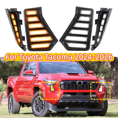 LED Headlight Day Running Lights Wheel Arch Lamps for Toyota Tacoma (2024–2025)