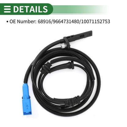 ABS Wheel Speed Sensor for PEUGEOT 508 (2010-2019)