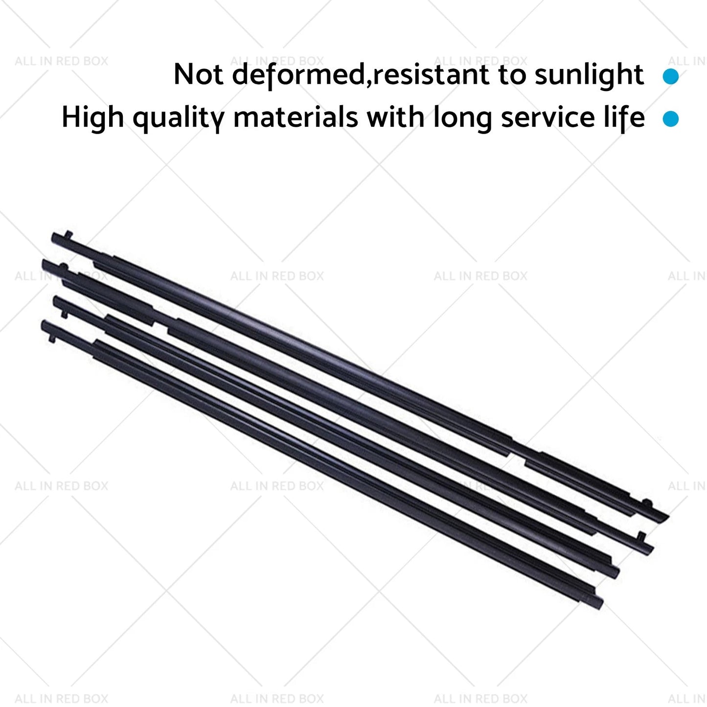 4 x Weatherstrip Trim Seal Strips for Toyota RAV4 (2009-2012)