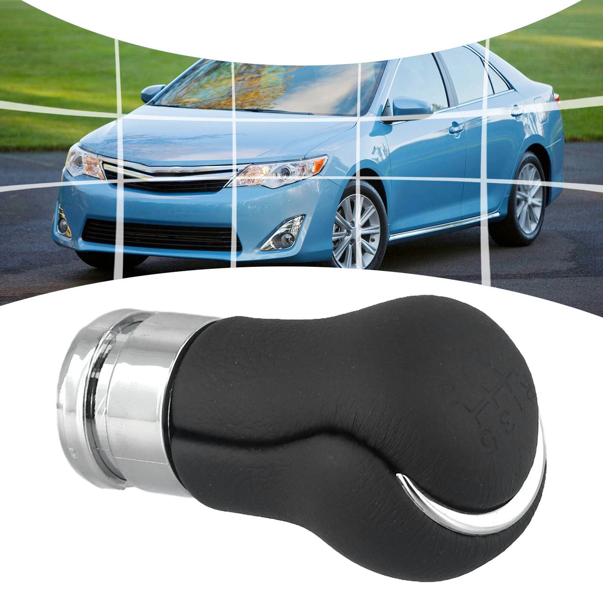Leather Gear Shift Knob / Manual 5-Speed for Toyota Hilux Revo (2015–2020)