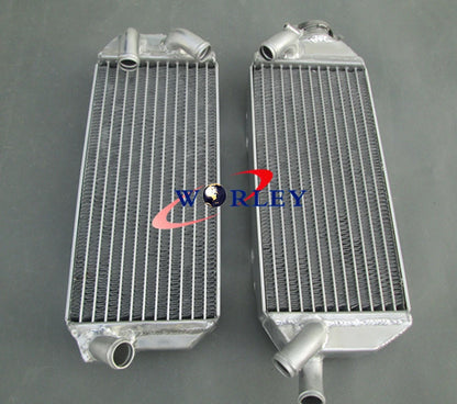Aluminum Radiator & Red Hose for Suzuki DRZ400E (2002-2007)