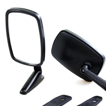 Black Fender Door Mirrors for Datsun Ute 220/320/520/521/620/720 Ute