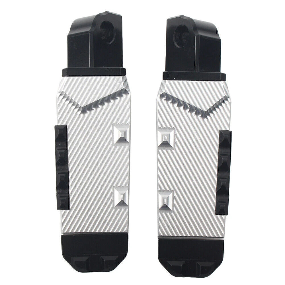 Silver Rear Footrests Foot Pegs for Suzuki GSXR600/750/1300 Hayabusa