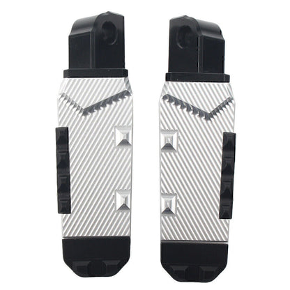 Silver Rear Footrests Foot Pegs for Suzuki GSXR600/750/1300 Hayabusa