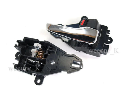 Door Handle Interior Chrome 2 x for Mitsubishi Triton L200 (2006-2014)
