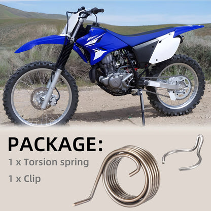 Kick Starter Return Spring & Clip for Yamaha TTR125/Blaster/WR200 1988-2024
