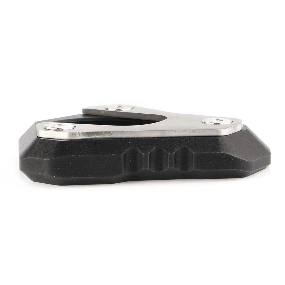 Kickstand Extension Plate Pad for Kawasaki Z650 2017-2018 Black