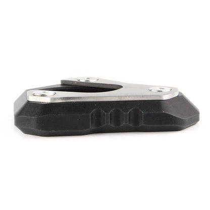 Kickstand Extension Plate Pad for Kawasaki Z650 2017-2018 Black