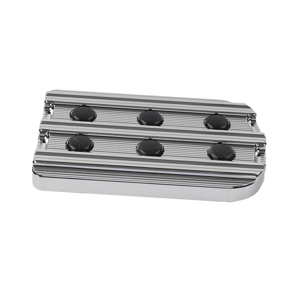 Chrome Large Brake Pedal Pad for Harley Touring Street Road Glide Softail (2014-2023)