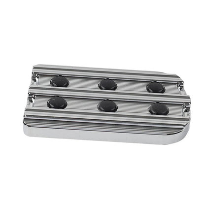 Chrome Large Brake Pedal Pad for Harley Touring Street Road Glide Softail (2014-2023)