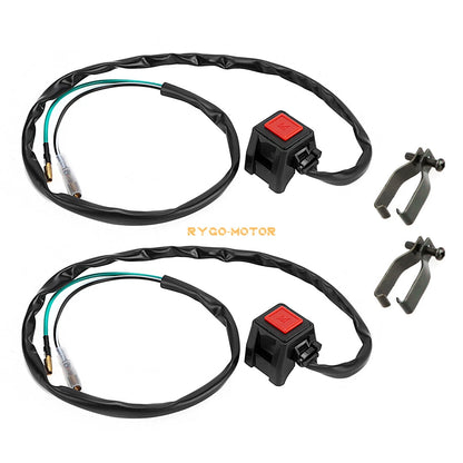 2 x Handlebar Kill Switch for Yamaha IT175 IT200 IT250 IT465 IT490 (1981-86)