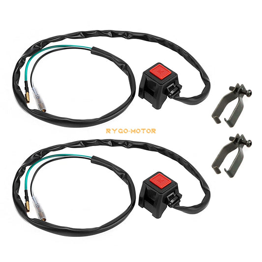 2 x Handlebar Kill Switch for Yamaha IT175 IT200 IT250 IT465 IT490 (1981-86)