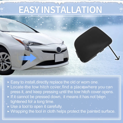 Right Front Tow Hook Cover for Toyota Prius V (2014-2017)