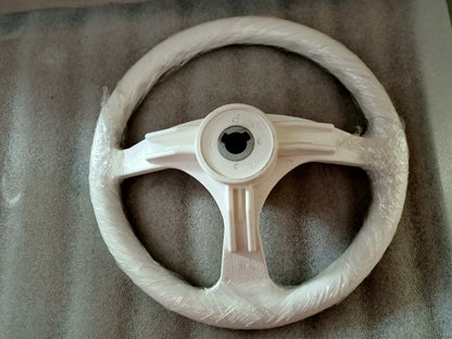 Boat Steering Wheel 3 Spoke 340mm Sports Wheel for Multiflex Alpha Marine