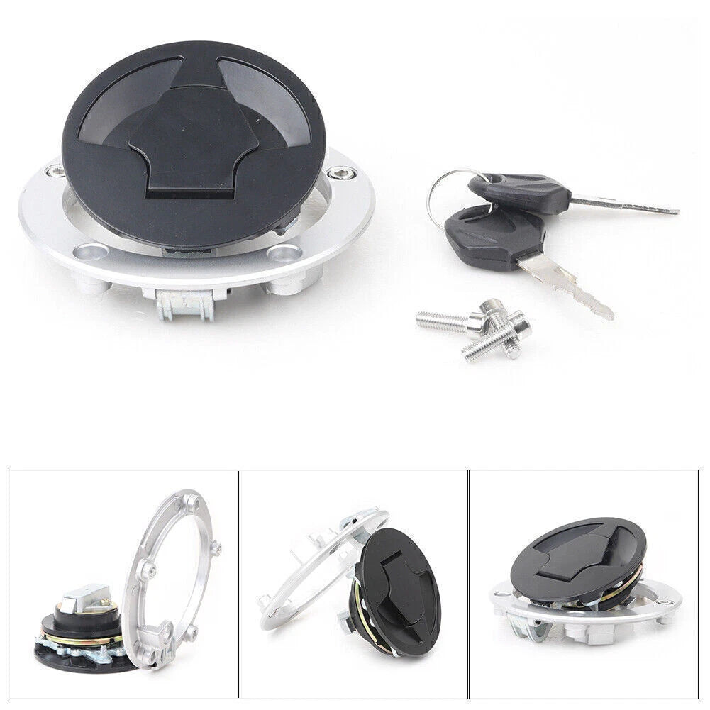 Aluminum Gas Tank Cap Cover for Kawasaki Ninja ZX-6R ZX-10R ZX-14R ZZR1400