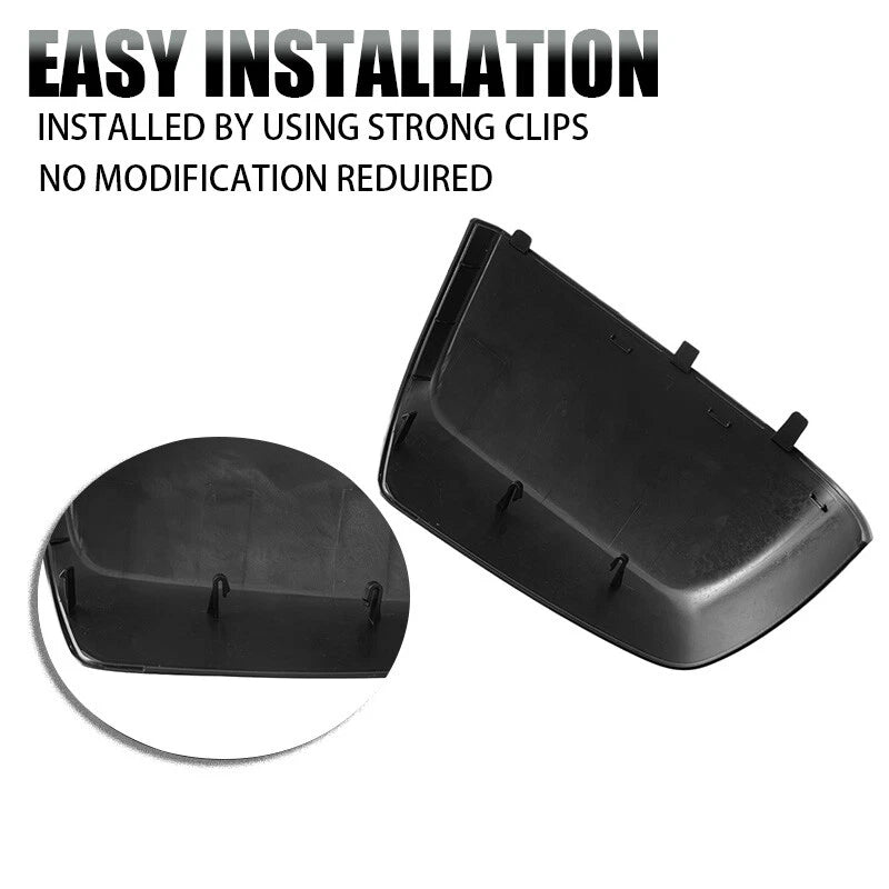 Gloss Black Mirror Cap Cover for 2015-2021 GMC Canyon & Colorado (2015-2021)