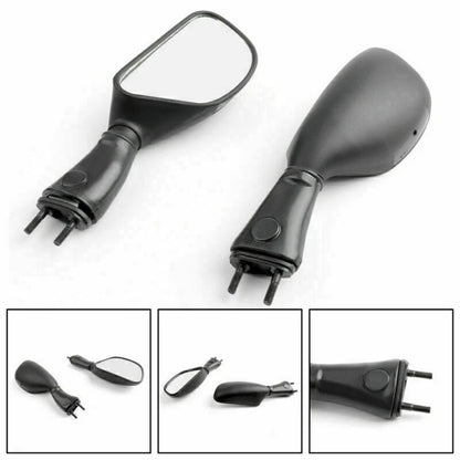 Mirror for Kawasaki ZX6R 98-02, ZX9R 98-03, Black (1998-2003)