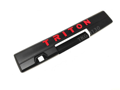 Black Tailgate Handle Cover for Mitsubishi L200 Triton (2019-2020)