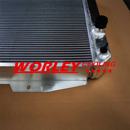 Aluminum Radiator & RED Hose for Toyota Hilux LN60 LN61 LN65 (1984-1997)