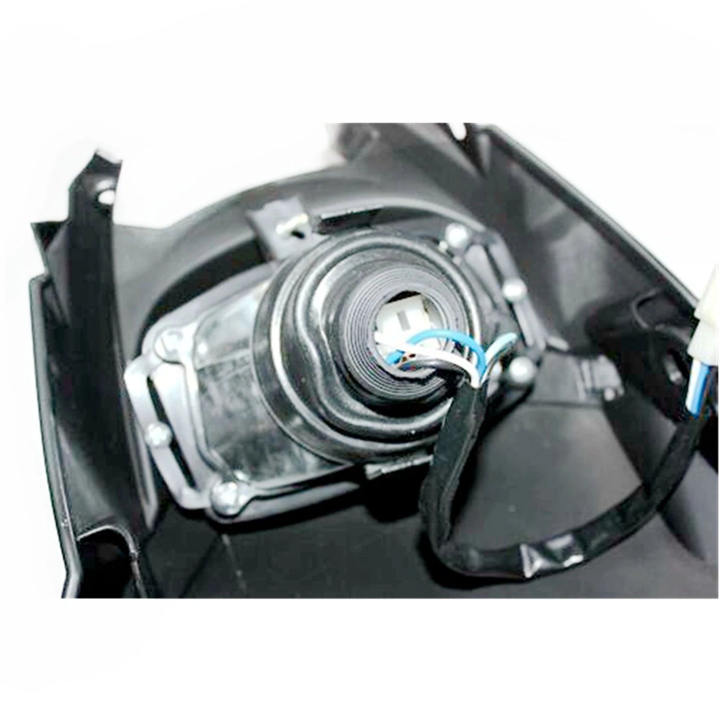 BLACK Headlight Lamp & Strip for PIT Trail Dirt Motorcycle Bike