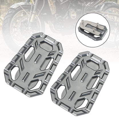 Enlarge Foot Pegs 2 x Silver for Triumph Scrambler Tiger (2017-2023)