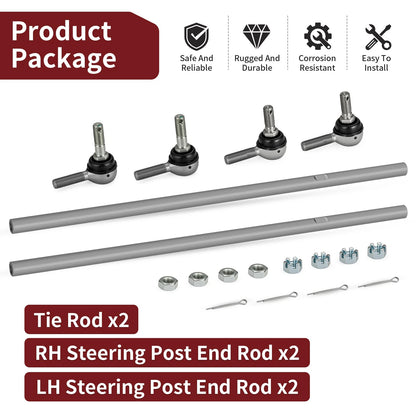 2 x Tie Rod End Kit for Polaris Sportsman 550, 850 (2010–2014)